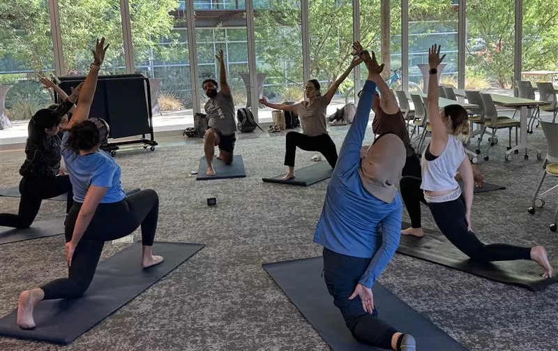 IMER Yoga Session